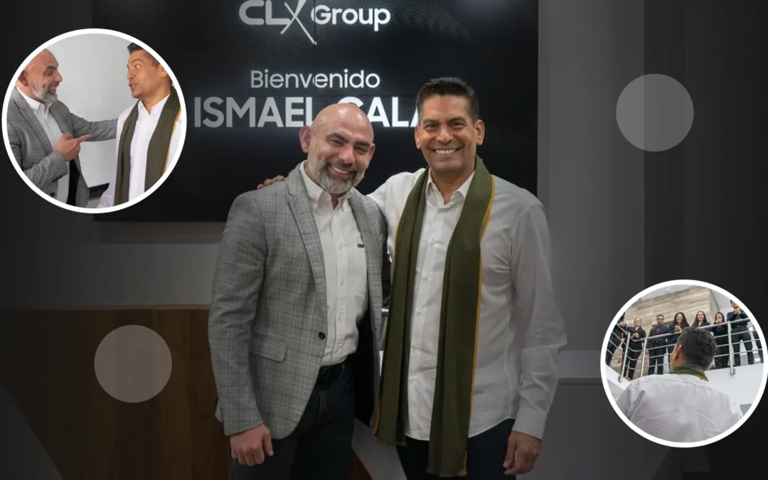 Ismael Cala visitó las oficinas de CLX Group en Valencia