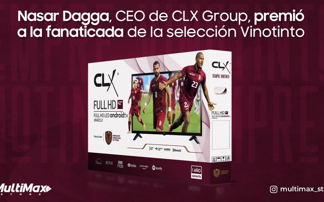 Nasar Dagga, CEO de CLX Group, premió a la fanaticada de la selección Vinotinto