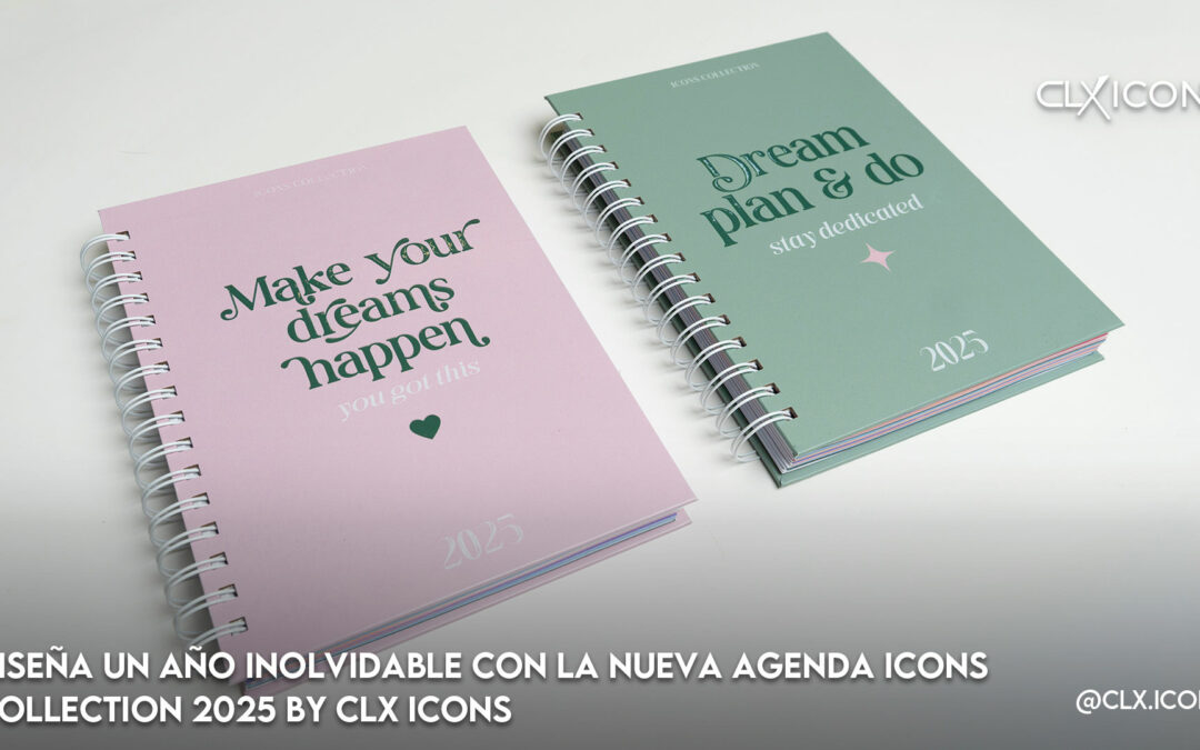 Diseña un año inolvidable con la nueva agenda ICONS COLLECTION 2025 by CLX ICONS